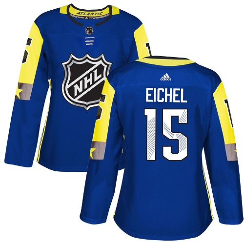 Adidas Buffalo Sabres #15 Jack Eichel Royal 2018 All-Star Atlantic Division Authentic Women Stitched NHL Jersey